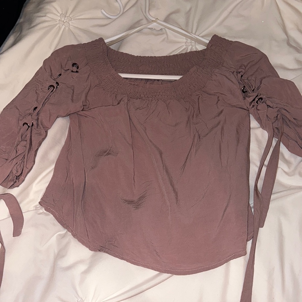 XS mauve blouse